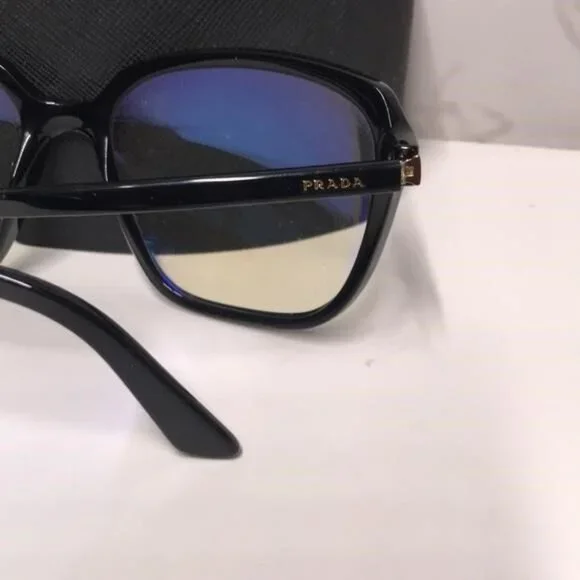 New Authentic Prada SPR 10V 1AB-09H Women’s Fashion Glasses – Black - Picture 12 of 13